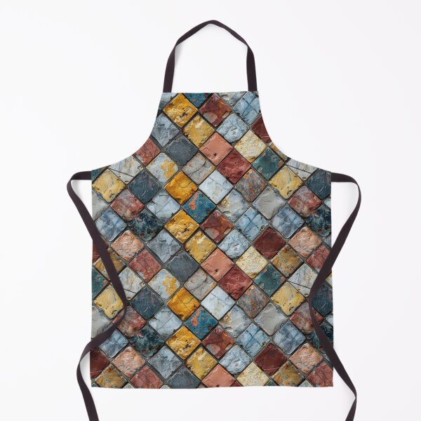 Item preview, Colorful Diamond-Shaped Tile Wall designed and sold by NTGUILTY.