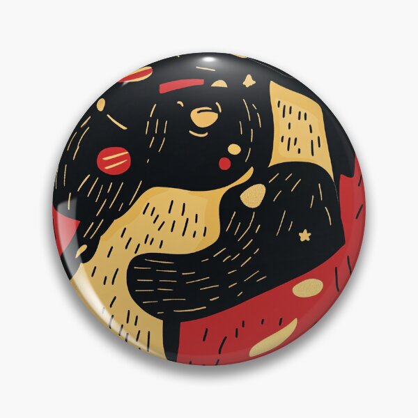 Item preview, Brightly Colored Bear Group Modern Design designed and sold by MidArtForge.