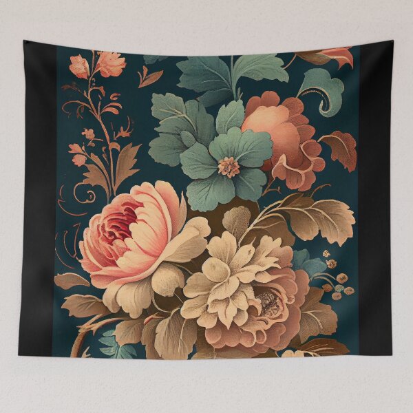 Item preview, Vintage Bloom: Elegant Peony Floral Art designed and sold by ShadowAndSlate.