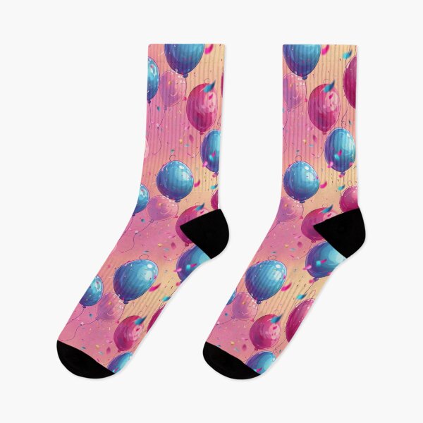Item preview, Vibrant Balloons and Confetti Pattern designed and sold by NTGUILTY.