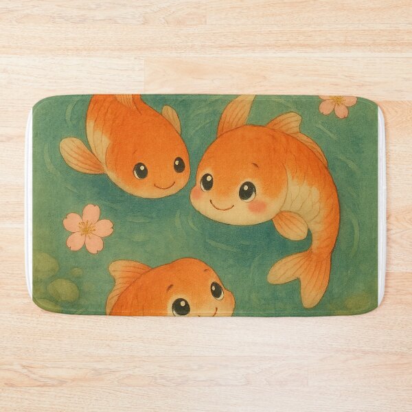 Item preview, Goldfish friends in the cherry blossom pond designed and sold by Kunst-Shirt.