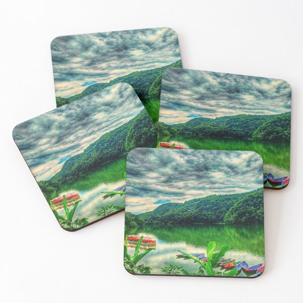 Item preview, Tranquil Boats on Phewa Lake designed and sold by Faruk Kalkan Travel Gallery.