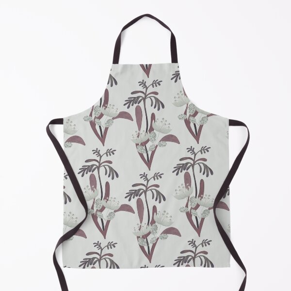 Item preview, Bold Organic leaves on super soft grey designed and sold by phatlizzardart.
