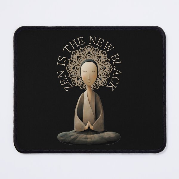 Item preview, Zen Is The New Black Meditation Design For Girls Yoga designed and sold by MTJ-Mushrooms.