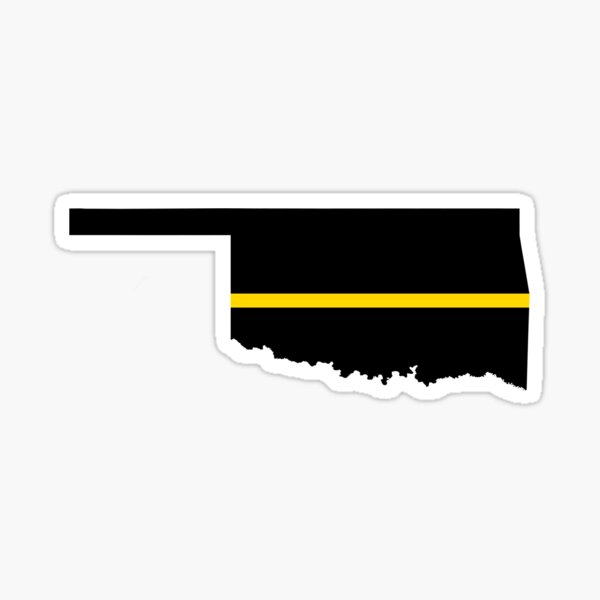 Item preview, Oklahoma Thin Gold Line designed and sold by PhilbonianDezin.
