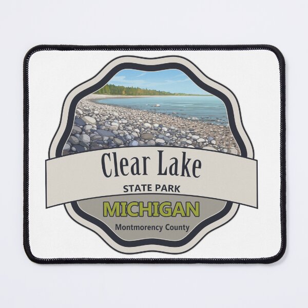 Item preview, Clear Lake State Park, Montmorency County Michigan designed and sold by Wanderful-roads.