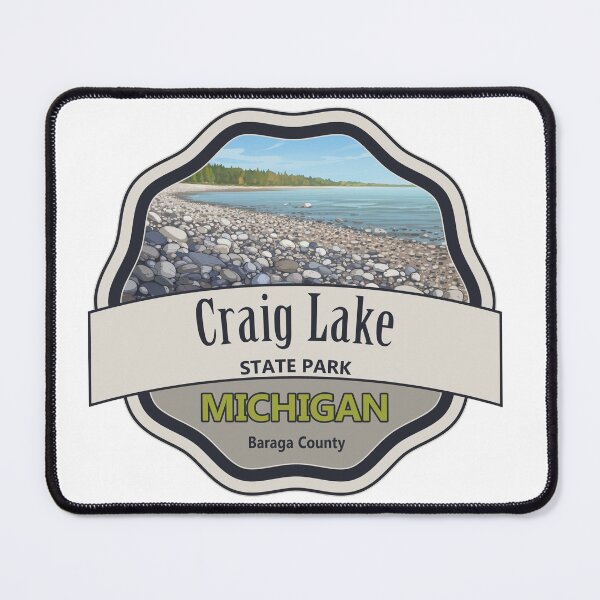 Item preview, Craig Lake State Park, Baraga County, Michigan designed and sold by Wanderful-roads.