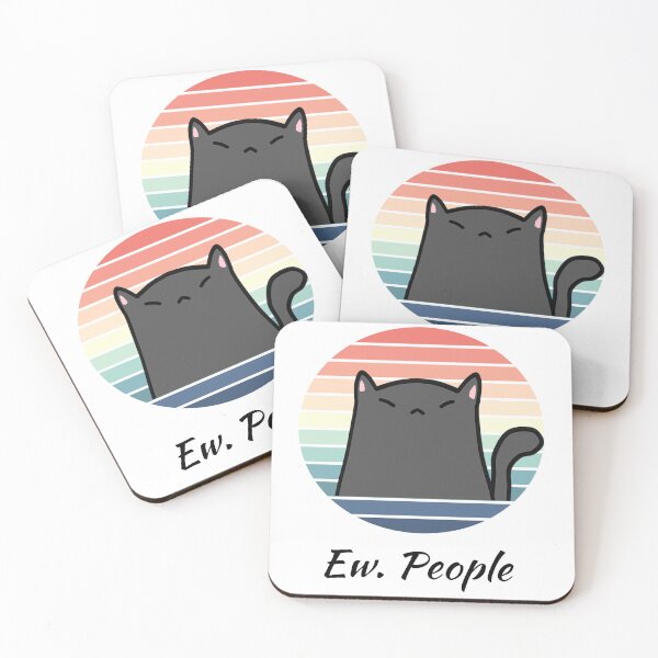 Item preview, Ew people, introvert cat designed and sold by LiskoDesign.