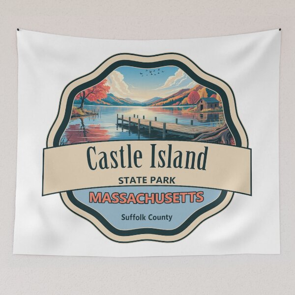 Item preview, Castle Island, Suffolk County, Massachusetts designed and sold by Wanderful-roads.