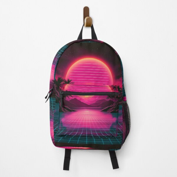 Item preview, Neon grid horizon designed and sold by MidArtForge.
