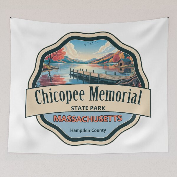 Item preview, Chicopee Memorial State Park, Hampden County, Massachusetts designed and sold by Wanderful-roads.