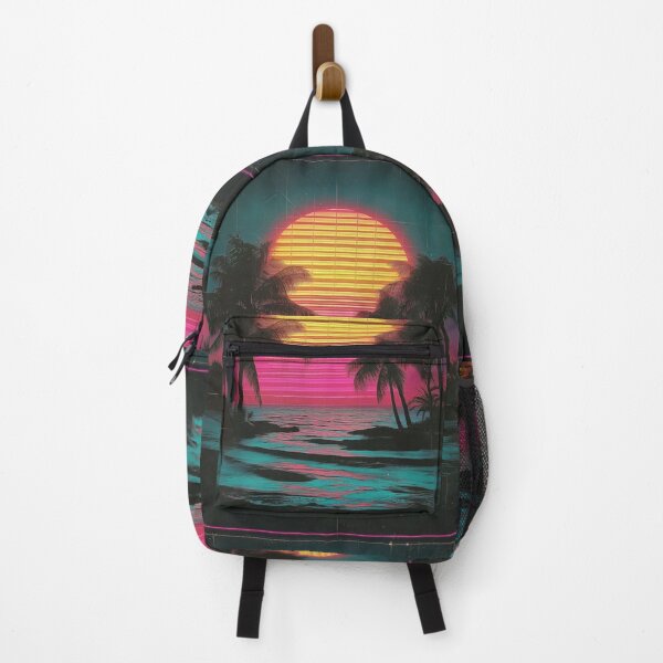Item preview, Neon grid horizon designed and sold by MidArtForge.