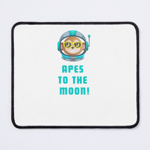 Item preview, APES to the moon designed and sold by Pepe-And-Gas.