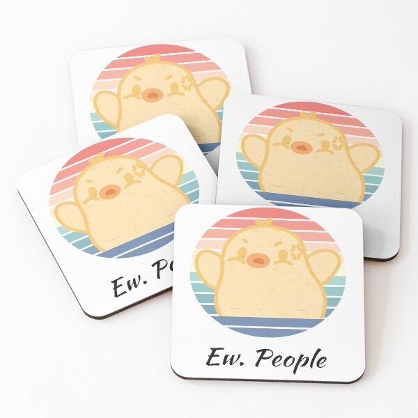 Item preview, Ew people, introvert chicks designed and sold by LiskoDesign.