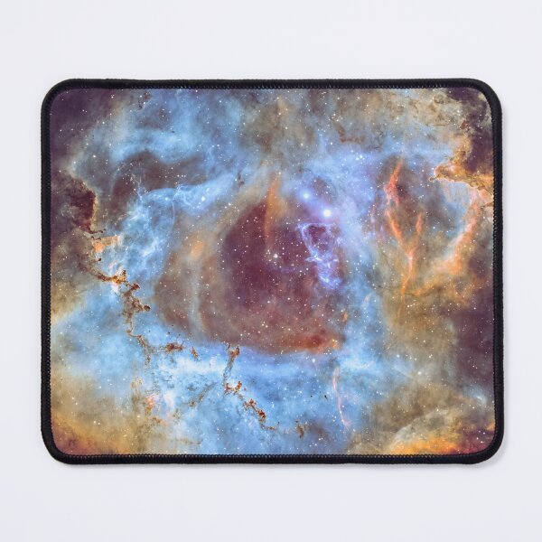 Item preview, Rosette Nebula – Hubble Palette Narrowband designed and sold by Giancarlo Erra Astro Prints & Merch.