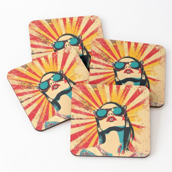 Item preview, Retro Summer Poster designed and sold by Made-by-Gus.