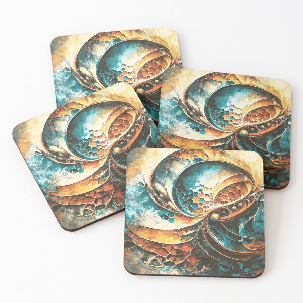 Item preview, Steampunk Alcohol Ink Texture 07 designed and sold by Made-by-Gus.