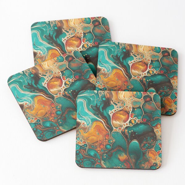 Item preview, Steampunk Alcohol Ink Texture 09 designed and sold by Made-by-Gus.