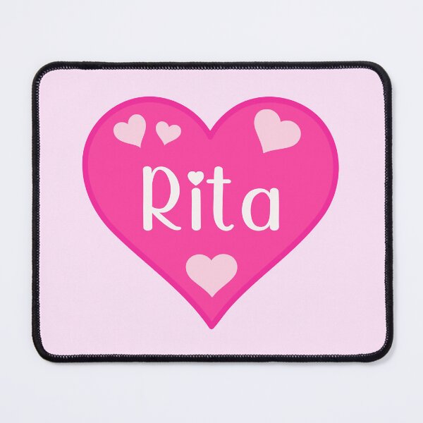Item preview, Rita Name Pink Heart  designed and sold by Jeallan Designs.