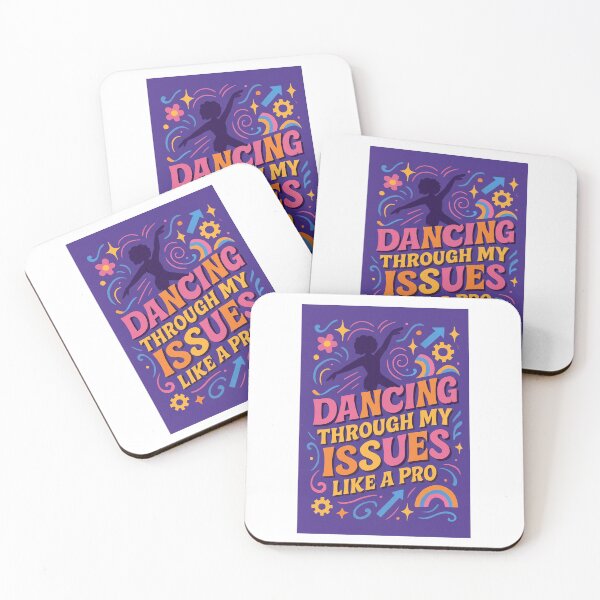 Item preview, Dancing Through My Issues Like a Pro – Funny Mental Health & Dance-Inspired Design designed and sold by TheCreativeVLT.