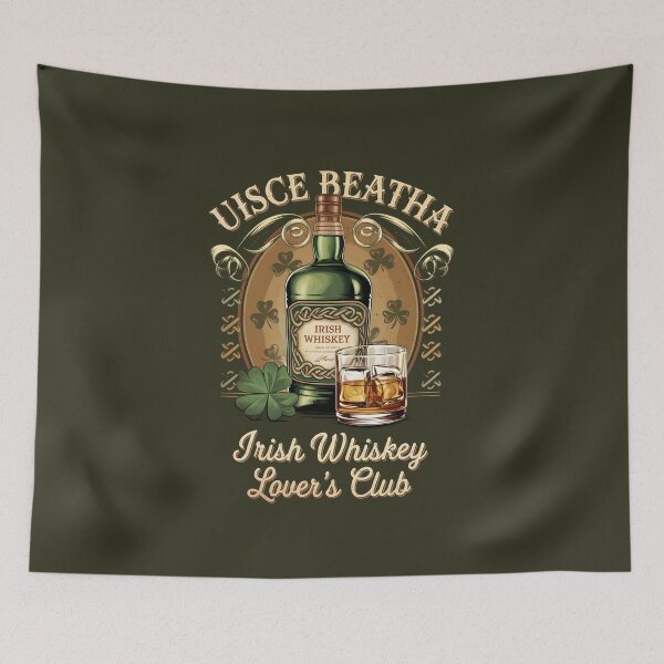 Item preview, Irish Whiskey Lover Shirt Celtic Vintage Drinking Design designed and sold by CELTIC-DESIGNS.