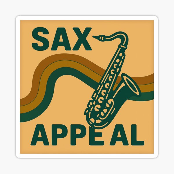 Item preview, Funny Saxophone Gift - Funny Marching Band Gift - Sax Appeal designed and sold by Galvanized.