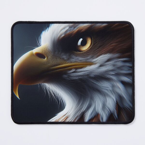 Item preview, The Watchful King: Macro Portrait of an Eagle designed and sold by DinaMurad.