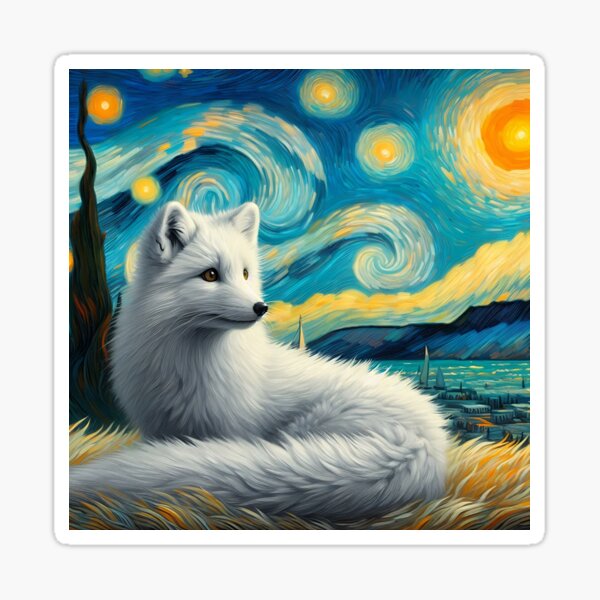 Item preview, Arctic Fox Art | Fox Lovers designed and sold by ksgraphics222.