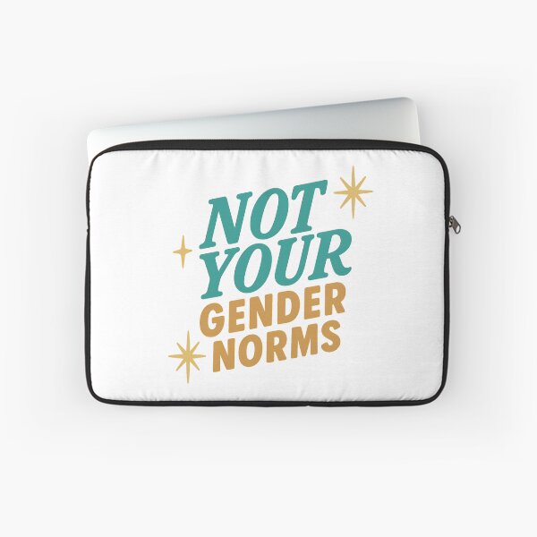 Item preview, Not Your Gender Norms – Bold Pride Quote designed and sold by Haus Of Sin.