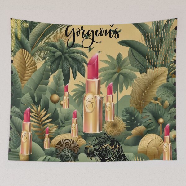 Item preview, Elegant Gold Tropical Jungle Pattern | Botanical Palm Leaves Design designed and sold by Sugar Wisdom .