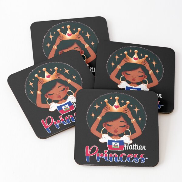 Item preview, Haitian Princess Haiti Flag Melanin for Black Girls Kids designed and sold by NUMAcreations.