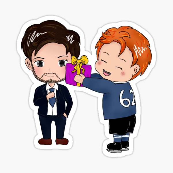 Adler Lockhart & Layton Foxx - Railers Hockey Sticker