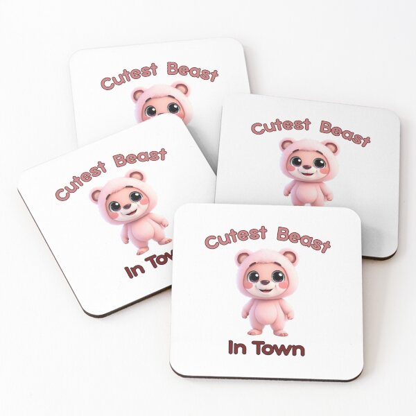 Item preview, Cutest Beast in town, cute monster, labubu style designed and sold by CanvasbyCaro.