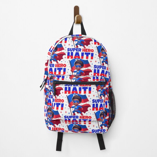 Item preview, Haiti Super Hero Haiti Flag Melanin for Black Boys Kids designed and sold by NUMAcreations.