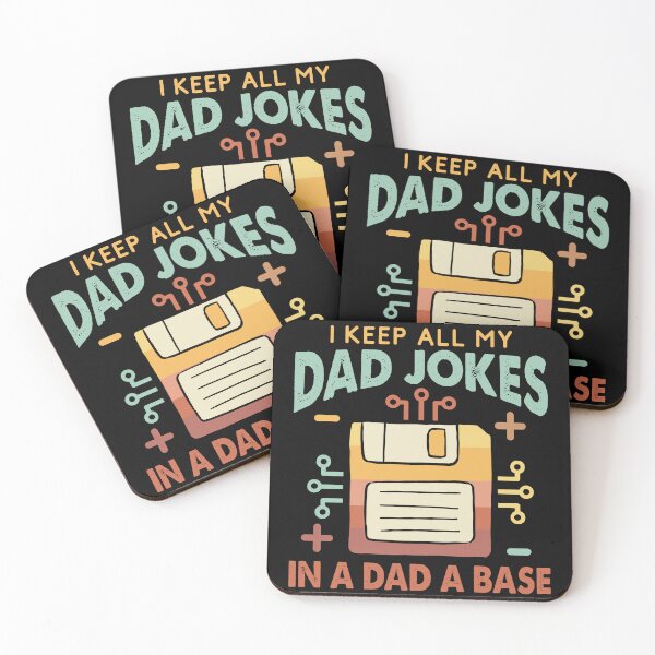 Item preview, I Keep All My Dad Jokes in a Dad-a-Base – Funny Tech Dad Joke designed and sold by UNIGRAPHIX.