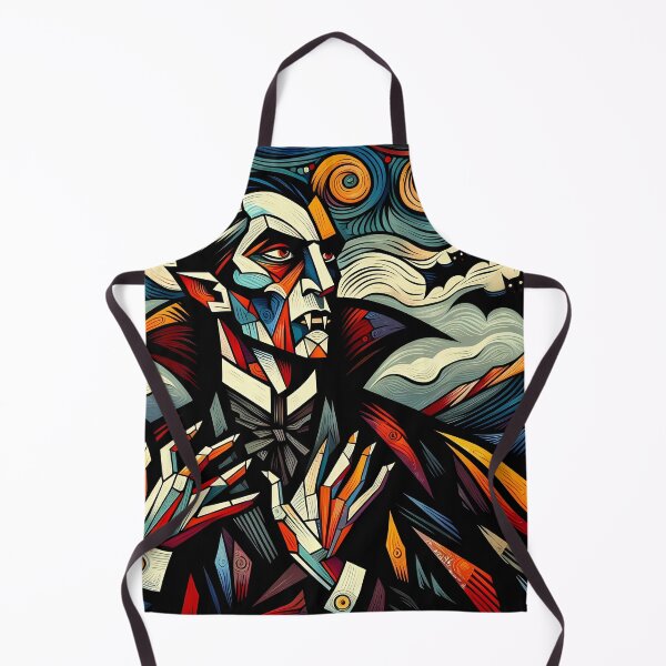 Item preview, Dracula Cubism Art – Gothic Vampire Aesthetic with a Modern Twist designed and sold by OzzFrequency.