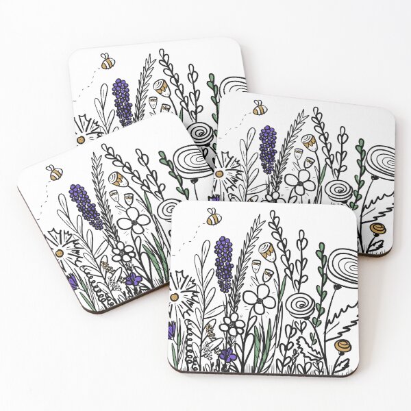 Item preview, Dreamy Colorful Wildflower Garden designed and sold by AlmostArcticDesigns.