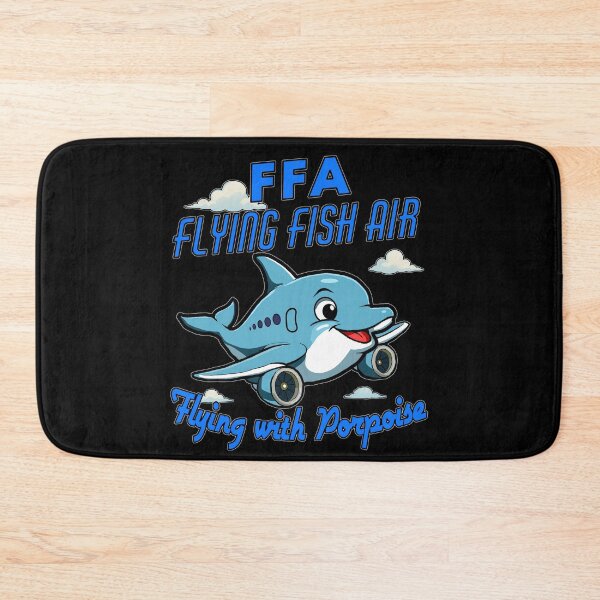 Item preview, Flying Fish Air Dolphin Plane Pun designed and sold by SHHCreations.