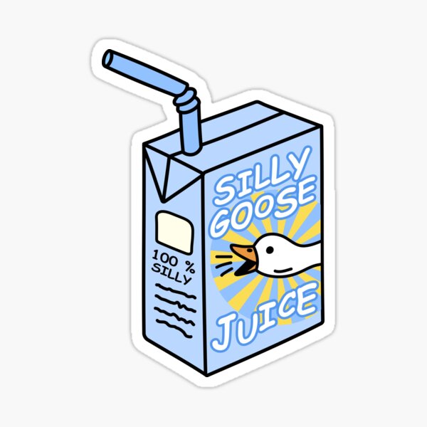 Item preview, Silly Goose Juice. Blue. designed and sold by CoCoArt-Ua.