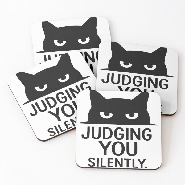 Item preview, Judging You Silently Cat Design designed and sold by AnastasiaBorer.