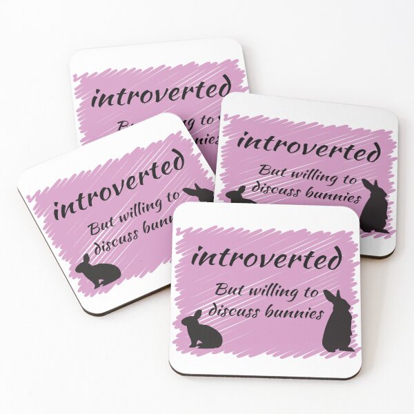 Item preview, Introverted, but would talk about rabbits designed and sold by LiskoDesign.