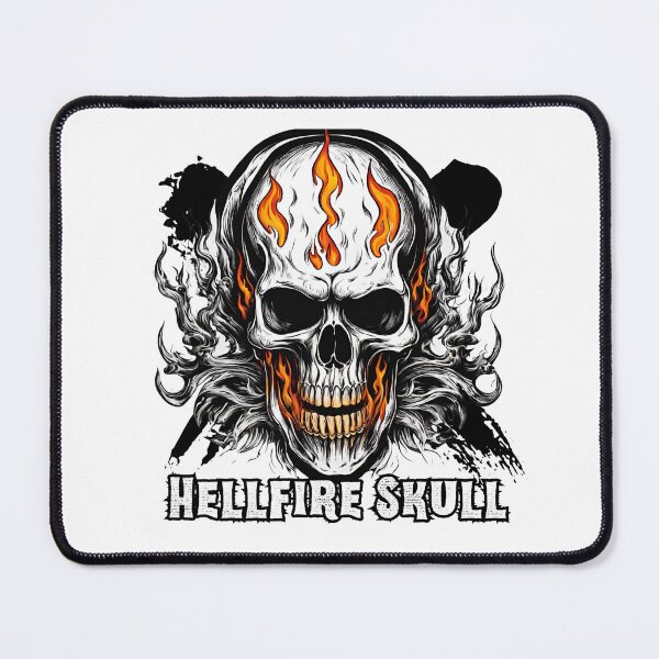 Item preview,  Hellfire Skull — Burn with Style designed and sold by thrillvibeshop.
