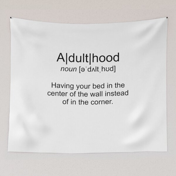 Item preview, Definition Adulthood designed and sold by kailukask.