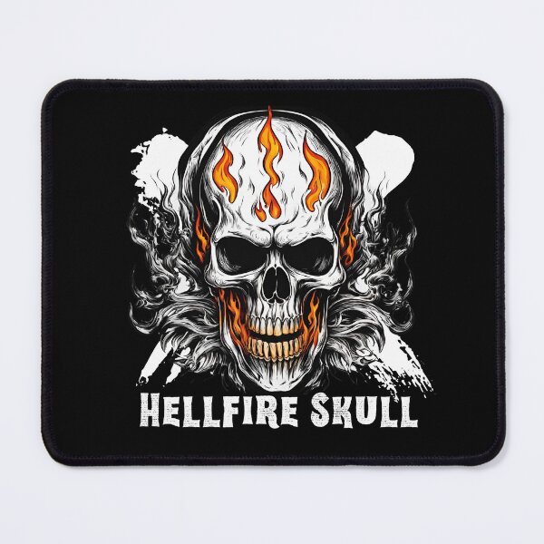 Item preview, Hellfire Skull — Burn with Style designed and sold by thrillvibeshop.