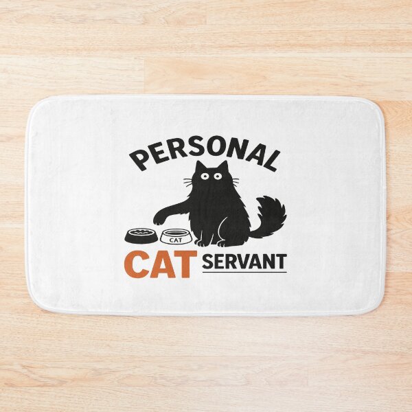 Item preview, Personal Cat Servant Funny Cat Owner designed and sold by JudeSchimmel.