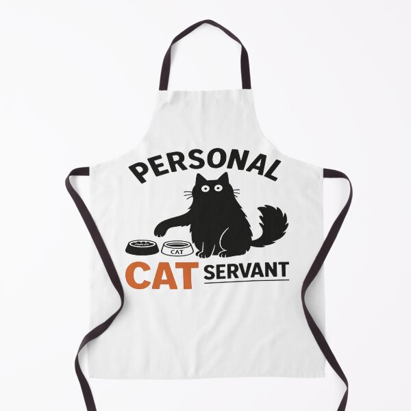 Item preview, Personal Cat Servant Funny Cat Owner designed and sold by JudeSchimmel.