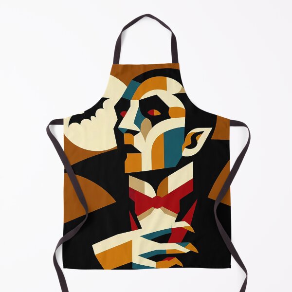 Item preview, Dracula Cubism Art – Gothic Vampire Aesthetic with a Modern Twist designed and sold by OzzFrequency.