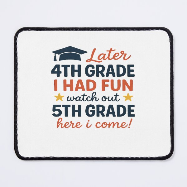 Item preview, Goodbye 4th Grade Hello 5th Grade Graduation Design designed and sold by JudeSchimmel.