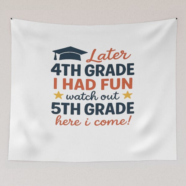 Item preview, Goodbye 4th Grade Hello 5th Grade Graduation Design designed and sold by JudeSchimmel.