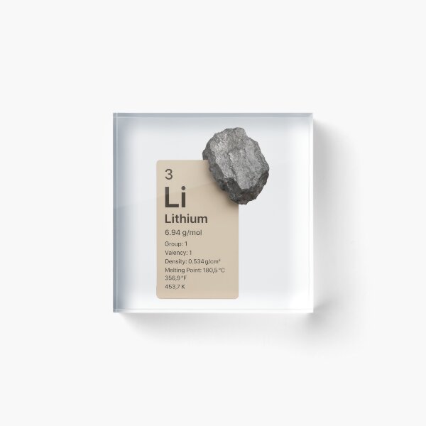 Aperçu de l'œuvre Élément lithium créée et vendue par zoecreatiwe.